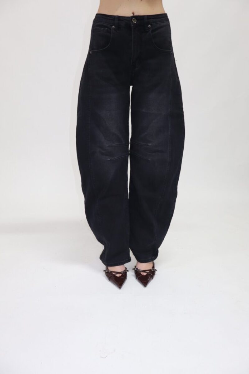 Jeans black ballon