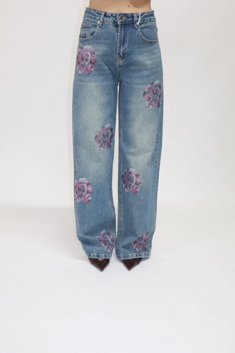 Jeans flower