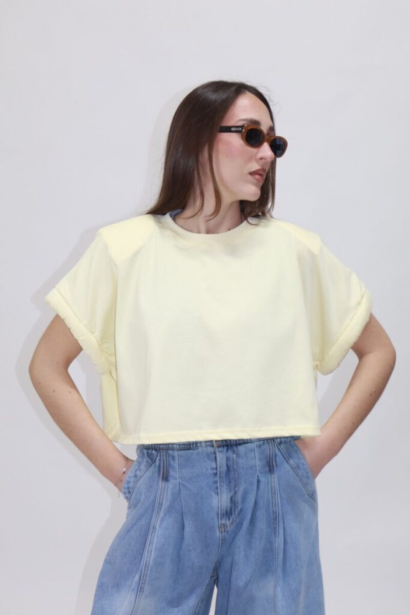 T-shirt Nova Giallo Pastello